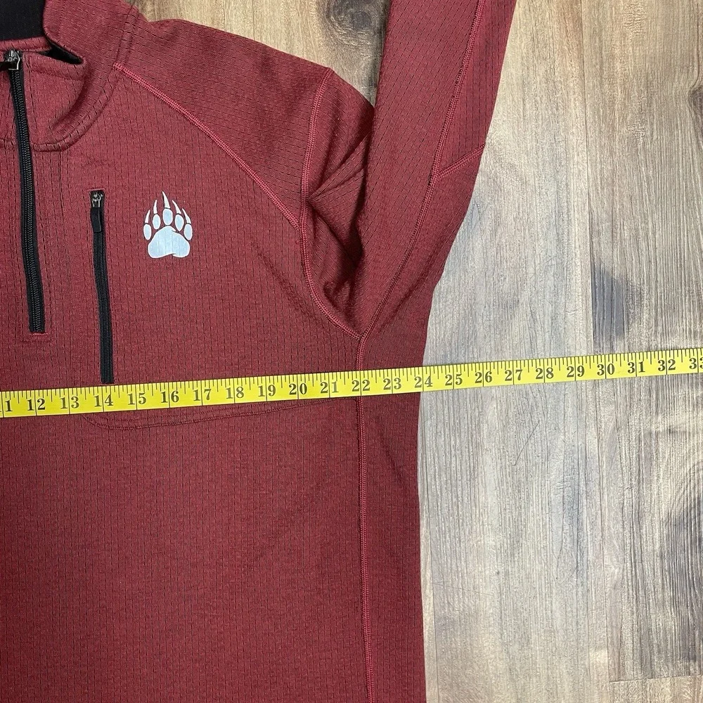 Alaskan Hardgear Shirt Mens Large Swing Dog 1/4 Zip Pullover Top Duluth Trading - Picture 5 of 6